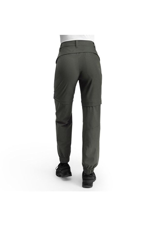 SIROKO - Damskie spodnie trekkingowe z odpinanymi nogawkami Siroko Mistral Black. Kolor: czarny. Długość: długie. Sport: turystyka piesza