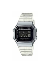 Zegarek Casio. Kolor: biały. Styl: vintage