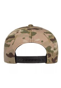 FLEXFIT - Classic Camo Snapback Cap. Kolor: zielony