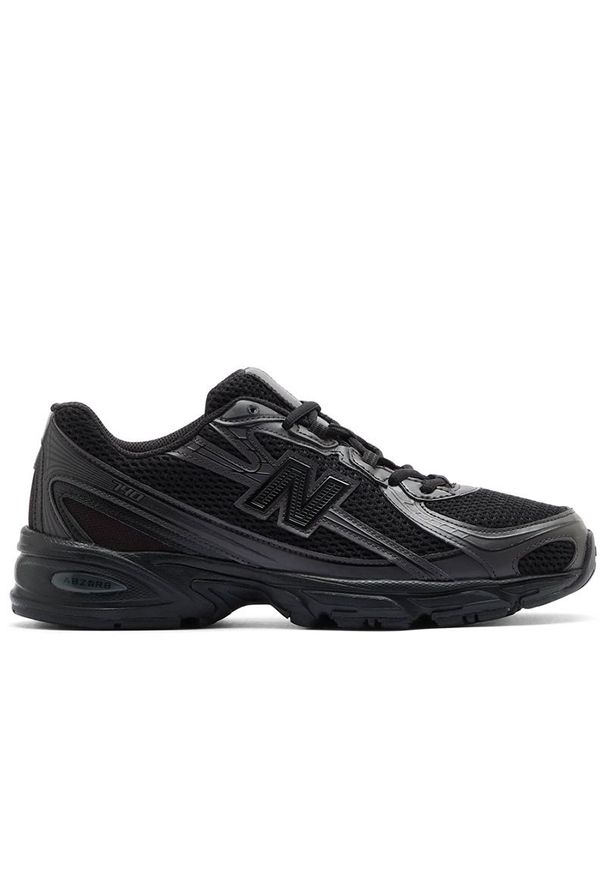 Buty unisex New Balance U740BO2 - czarne. Kolor: czarny. Materiał: syntetyk, materiał. Szerokość cholewki: normalna. Sezon: lato. Sport: turystyka piesza