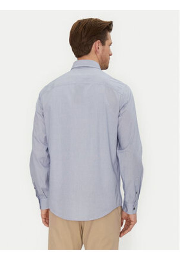 Armani Exchange Koszula XM000445 AF13007 FB056 Błękitny Regular Fit. Kolor: niebieski. Materiał: bawełna