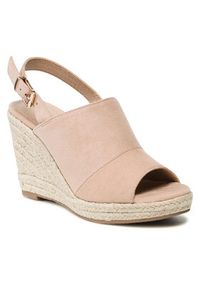 Jenny Fairy Espadryle LS5242-02 Beżowy. Kolor: beżowy. Materiał: materiał #9
