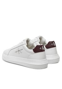 Calvin Klein Sneakersy Chunky Cupsole Monologo YM0YM00681 Biały. Kolor: biały. Materiał: skóra #3