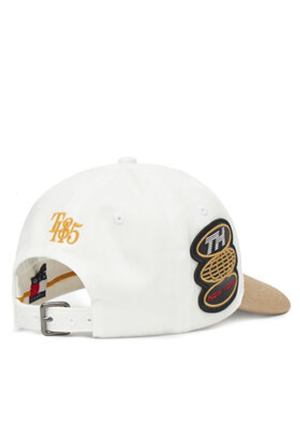 TOMMY HILFIGER - Tommy Hilfiger Czapka z daszkiem F1 Movie AM0AM13966 Biały. Kolor: biały. Materiał: bawełna