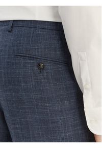 BOSS Garnitur H-Huge 50561829 Granatowy Slim Fit. Kolor: niebieski. Materiał: wełna #9