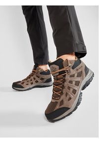 columbia - Columbia Trekkingi Redmond III Mid Waterproof BM0168 Brązowy. Kolor: brązowy. Materiał: zamsz, skóra. Sport: turystyka piesza #8