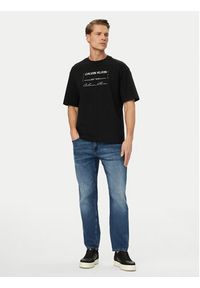 Calvin Klein Jeans T-Shirt LV04RE827G Czarny Regular Fit. Kolor: czarny. Materiał: bawełna #2