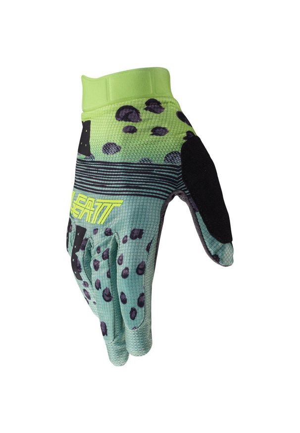 Rękawice rowerowe LEATT Glove MTB 1.0 GripR. Kolor: wielokolorowy, niebieski, zielony