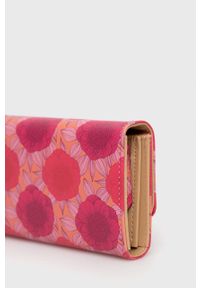Nobo portfel damski kolor różowy. Kolor: różowy. Materiał: materiał #2