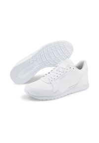 Puma - Buty sportowe ST Runner v3 L PUMA White Gray Violet. Kolor: fioletowy, szary, biały, wielokolorowy. Sport: bieganie, turystyka piesza