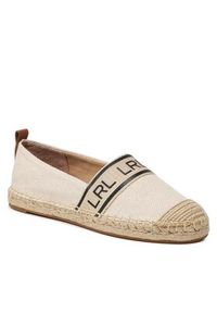 Lauren Ralph Lauren Espadryle Caylee III 802891447001 Beżowy. Kolor: beżowy. Materiał: materiał