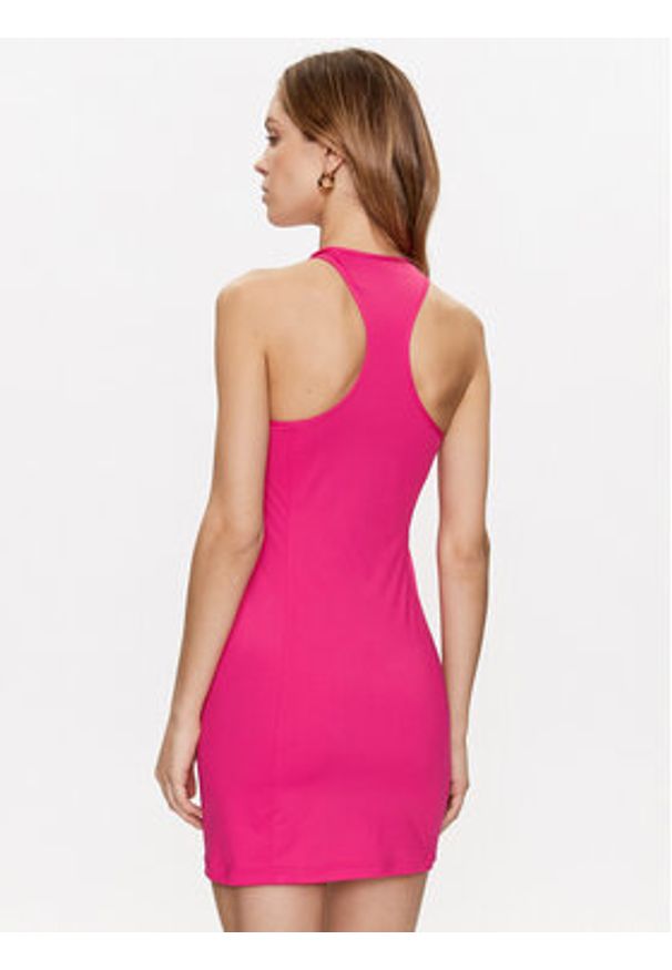 Pinko Sukienka letnia Blonde 101036 A0S4 Różowy Slim Fit. Kolor: różowy. Materiał: syntetyk. Sezon: lato