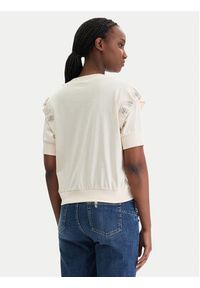 Liu Jo Sport Bluzka TA6030 JS923 Beżowy Regular Fit. Kolor: beżowy. Materiał: bawełna. Styl: sportowy #4