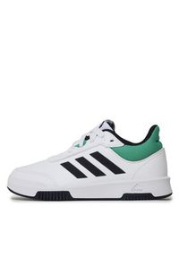 Adidas - adidas Buty Tensaur Sport Training Lace Shoes H06315 Biały. Kolor: biały. Materiał: materiał #4
