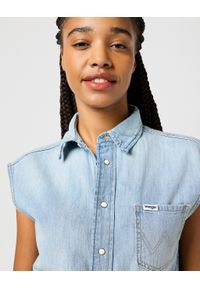 Wrangler - WRANGLER DAMSKI KOMBINEZON JEANSOWE WRANGLER TROUSER JUMPSUIT PALE BLUE WASH 112362713. Materiał: jeans #4