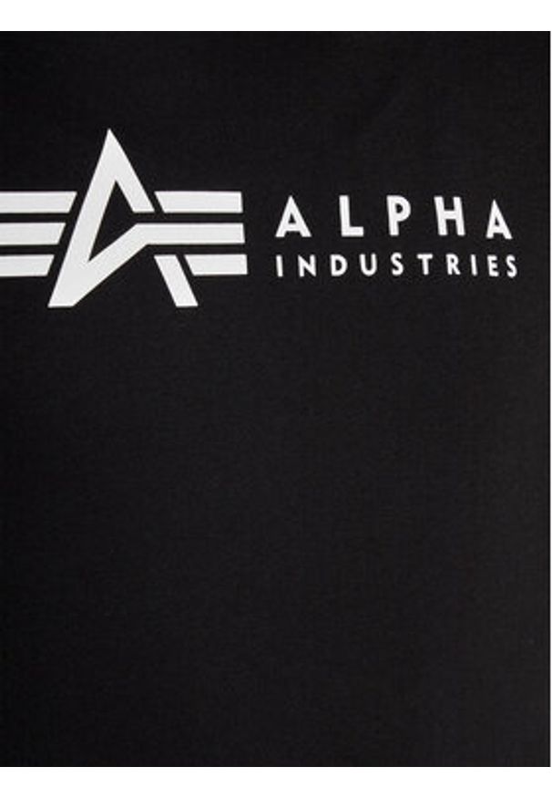 Alpha Industries Komplet 2 t-shirtów Alpha Label T 118534 Czarny Regular Fit. Kolor: czarny. Materiał: bawełna