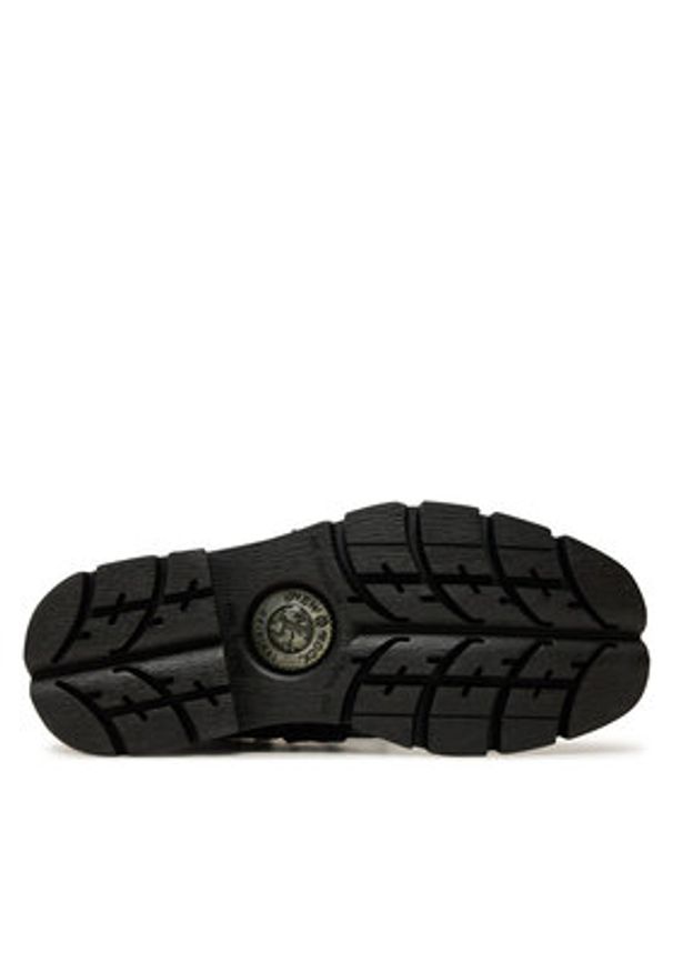 NEW ROCK Glany M-1473-S42 Kolorowy. Materiał: skóra. Wzór: kolorowy. Styl: rockowy