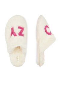 DeeZee Kapcie DKSP23112606 Écru. Kolor: kremowy. Materiał: materiał #4