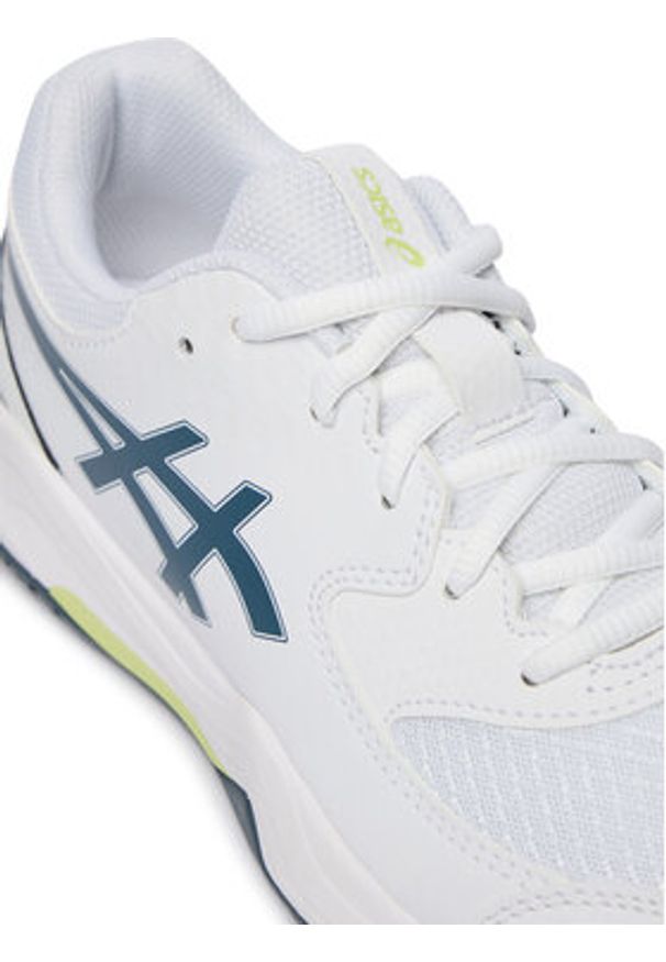 Asics Buty do tenisa Gel-Dedicate 8 Gs 1044A077 Biały. Kolor: biały. Materiał: skóra. Sport: tenis