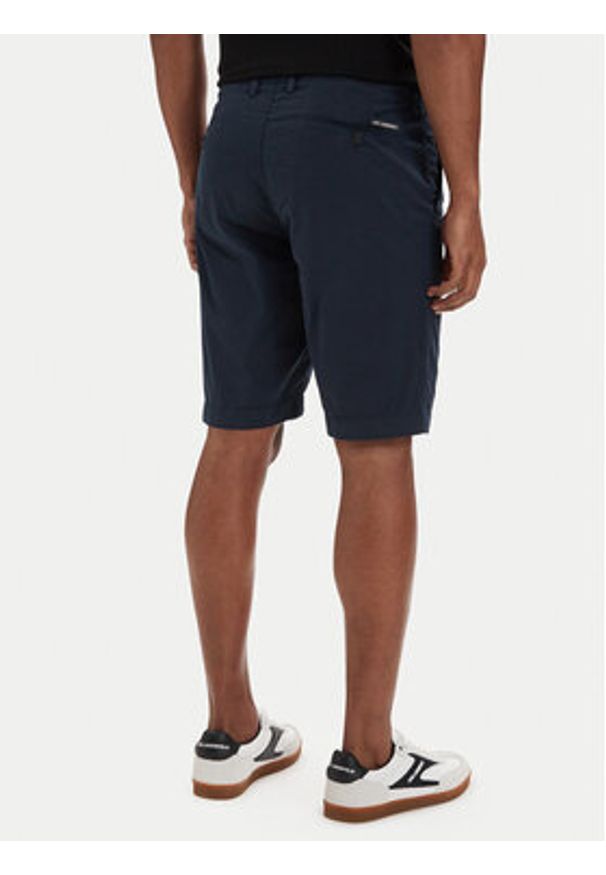 Karl Lagerfeld - KARL LAGERFELD Szorty materiałowe 265320 562802 Granatowy Regular Fit. Kolor: niebieski. Materiał: bawełna