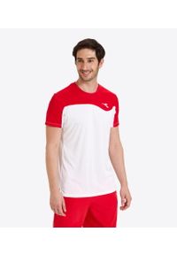 Koszulka do tenisa z krótkim rekawem męska Diadora T-SHIRT TEAM tomato red. Kolor: czerwony. Długość rękawa: krótki rękaw. Długość: krótkie. Sport: tenis