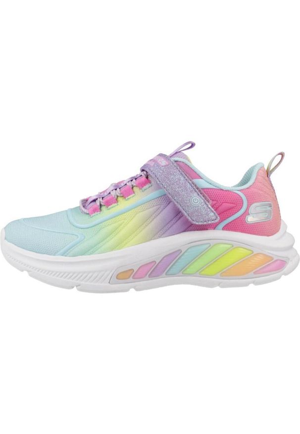 skechers - Buty sportowe Sneakersy dziewczęce, Rainbow Cruisers. Kolor: wielokolorowy. Materiał: syntetyk, tkanina. Model: Skechers Sport. Sport: turystyka piesza