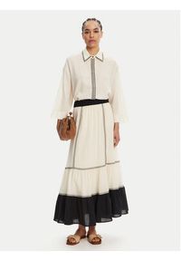 Devotion Twins - Devotion TWINS Koszula Gaia 025.001G Écru Regular Fit. Materiał: bawełna #2