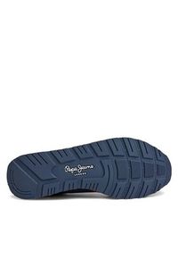 Pepe Jeans Sneakersy PMS30982 Granatowy. Kolor: niebieski. Materiał: skóra #7