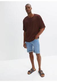 bonprix - Bermudy dżinsowe ze stretchem Regular Fit. Kolor: niebieski #2