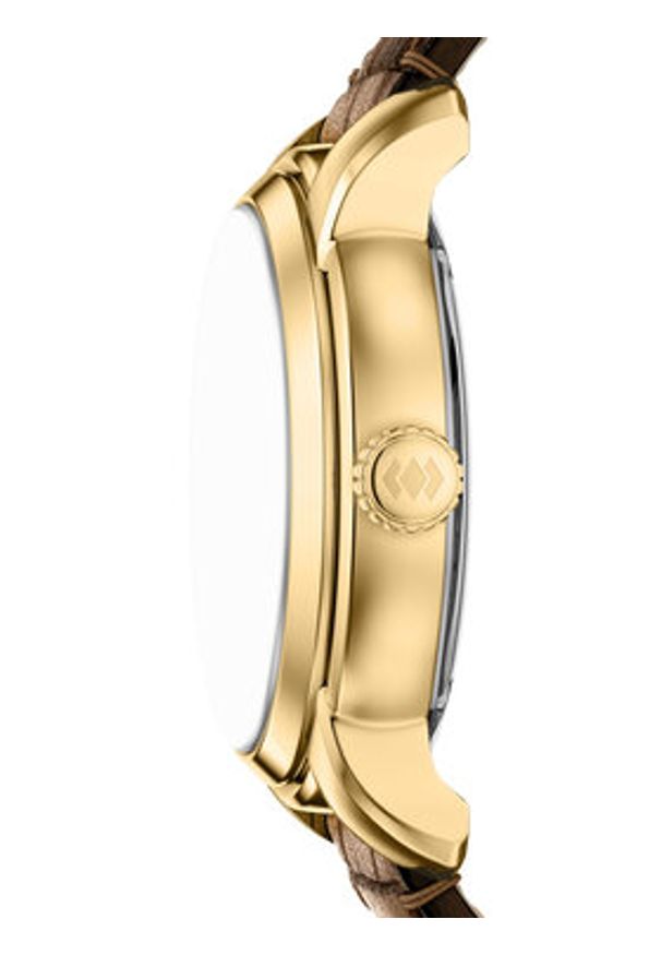 Fossil Zegarek Fossil Heritage ME3279 Brązowy. Kolor: brązowy. Materiał: skóra