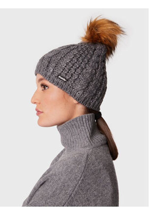 Eisbar - Eider Czapka Afra Lux 80111 Szary. Kolor: szary. Materiał: materiał