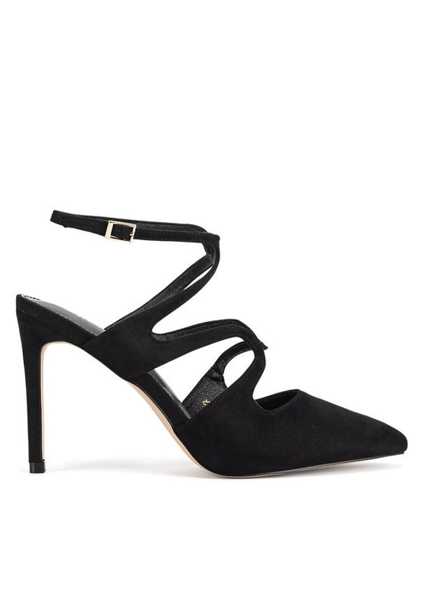 DeeZee Szpilki WYL3616-5 Czarny. Kolor: czarny. Materiał: materiał. Obcas: na szpilce