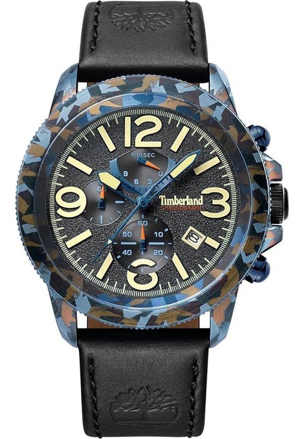 Zegarek Timberland Zegarek męski Timberland TBL.15474JSBL-61 czarny. Kolor: czarny