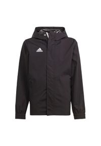 Adidas - Entrada 22 All-Weather Jacket. Kolor: czarny. Materiał: materiał #1
