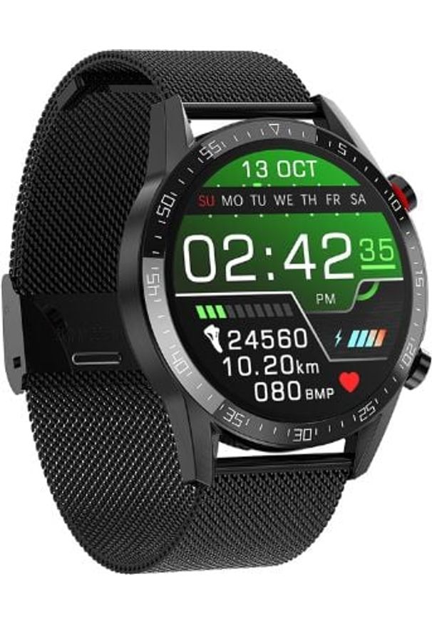 Smartwatch Aludra L13GT Czarny (L13GT). Rodzaj zegarka: smartwatch. Kolor: czarny