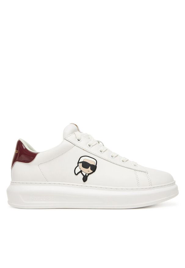 Karl Lagerfeld - KARL LAGERFELD Sneakersy KL52530N Biały. Kolor: biały. Materiał: skóra