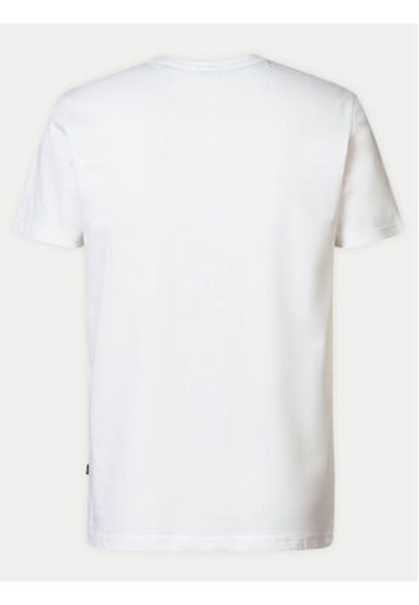 Petrol Industries T-Shirt M-1040-TSR600 Biały Regular Fit. Kolor: biały. Materiał: bawełna