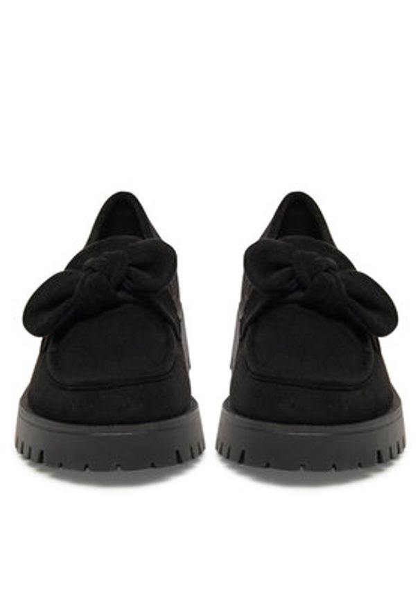 DeeZee Loafersy HXG2108-93 Czarny. Kolor: czarny. Materiał: materiał