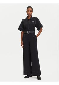 Karl Lagerfeld - KARL LAGERFELD Kombinezon A3W13047 Czarny Regular Fit. Kolor: czarny. Materiał: bawełna