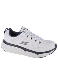 skechers - Buty do chodzenia męskie, Skechers Max Cushioning Elite-Lucid. Kolor: biały. Sport: turystyka piesza