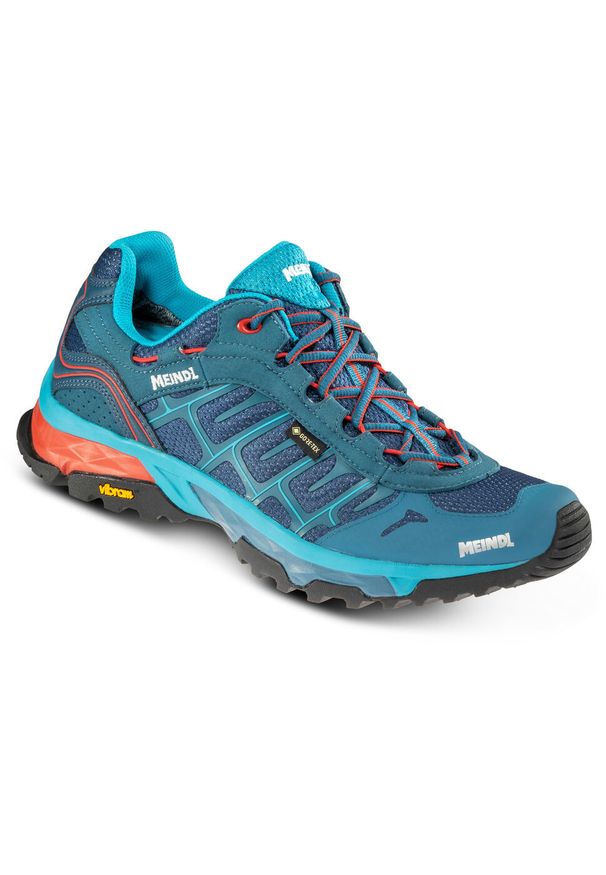 MEINDL - Buty Finale GTX. Kolor: czerwony, niebieski, wielokolorowy. Technologia: Gore-Tex. Sport: turystyka piesza