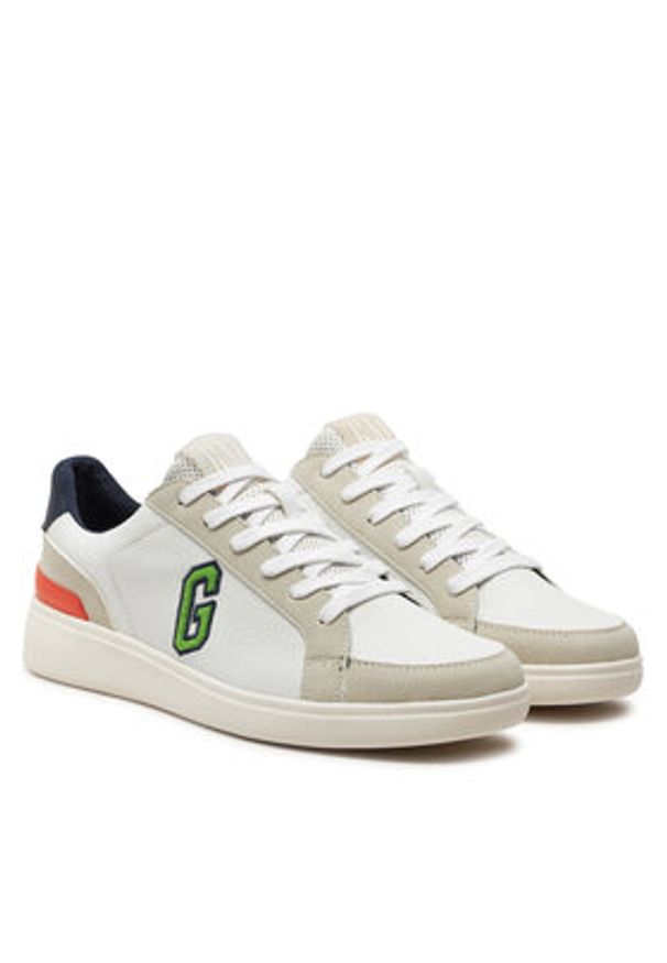 GAP - Gap Sneakersy Seattle Ii Ctr GAB002F5SWWHITGP Biały. Kolor: biały. Materiał: skóra