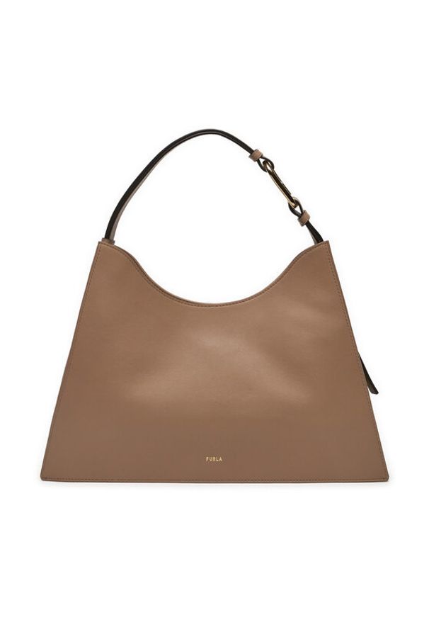 Furla Torebka Nuvola L Hobo WB01246-BX2045-1257S-1007 Beżowy. Kolor: beżowy. Materiał: skórzane