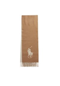 Polo Ralph Lauren Szal 455954331003 Brązowy. Kolor: brązowy. Materiał: wełna, materiał #2