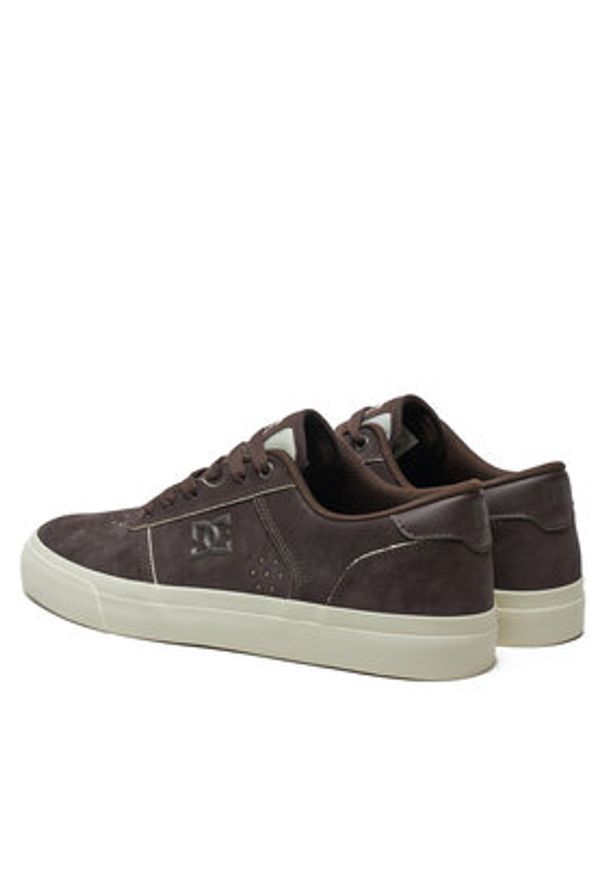 DC Sneakersy Teknic Le ADYS300786-CBB Brązowy. Kolor: brązowy. Materiał: skóra