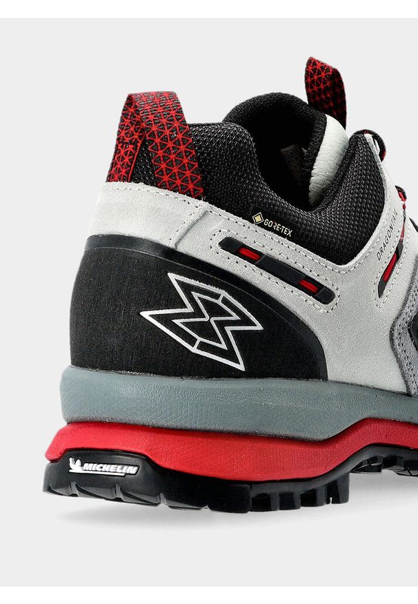Buty trekkingowe męskie Garmont Dragontail Tech Gtx. Zapięcie: sznurówki. Kolor: czerwony, wielokolorowy, szary. Materiał: zamsz, materiał, syntetyk. Szerokość cholewki: normalna