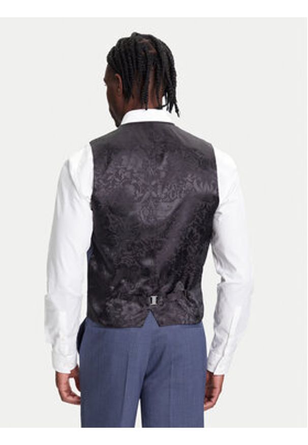HUGO BOSS Garnitur Henry-Getlin253V1X 50544664 Niebieski Regular Fit. Kolor: niebieski. Materiał: wełna