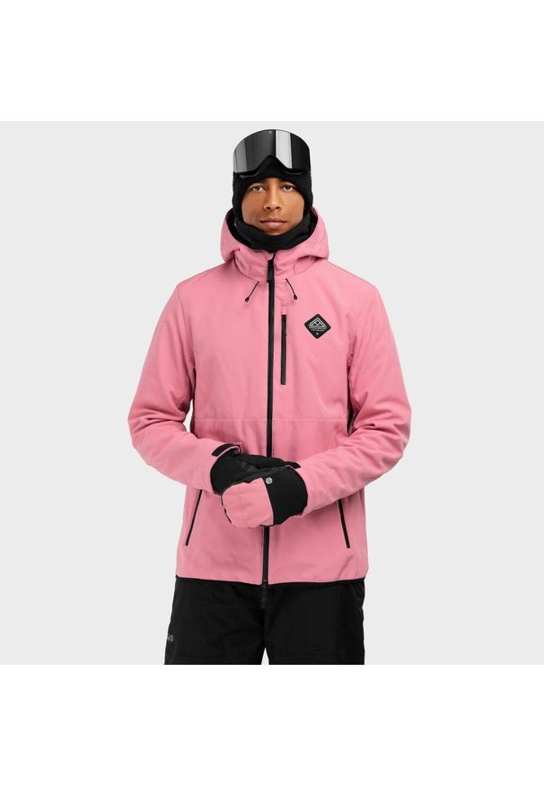 Kurtka Sporty zimowe SIROKO W2 Lollipop Cukierkowy Róż Mężczyzna. Kolor: różowy. Sezon: zima. Sport: snowboard