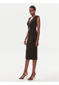 Rinascimento Sukienka koktajlowa CFC0118264003 Czarny Slim Fit. Kolor: czarny. Materiał: syntetyk. Styl: wizytowy