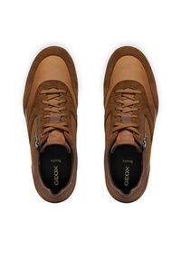 Geox Sneakersy U Renan U654GA 02285 C6NS6 Brązowy. Kolor: brązowy. Materiał: skóra #4
